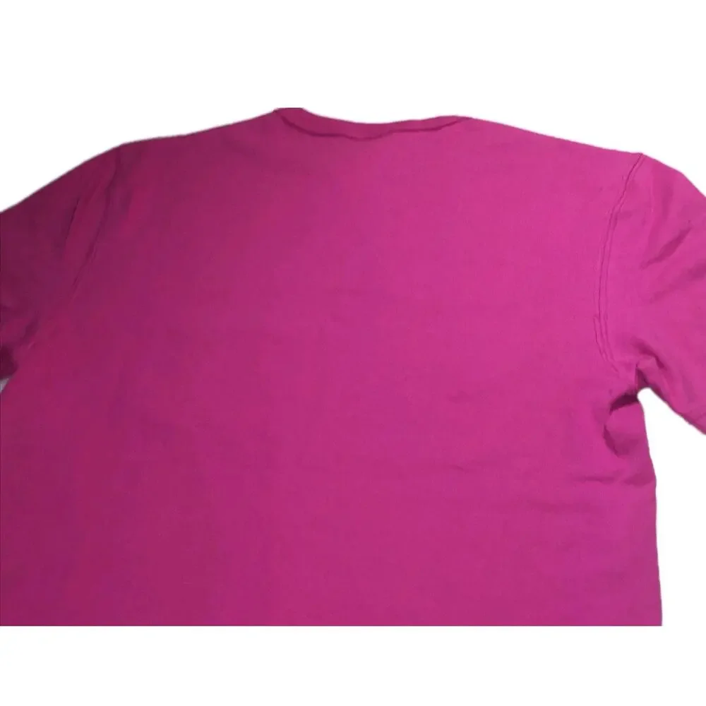 CHAMPION LIFE HERITAGE SCRIPT TEE Short Sleeve Pink Size Small - Picture 5 of 5